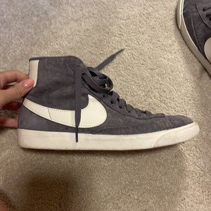 Grey Nike high tops